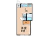 丸一ビル 1Kの間取り