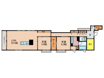 間取図 メゾンドイッセイ鴨川別邸