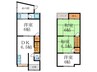 西京極芝ノ下町17-10貸家 4DKの間取り