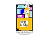宮ノ前ハイツ 1Kの間取り