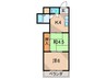 ウエストハイトゥリー 2Kの間取り