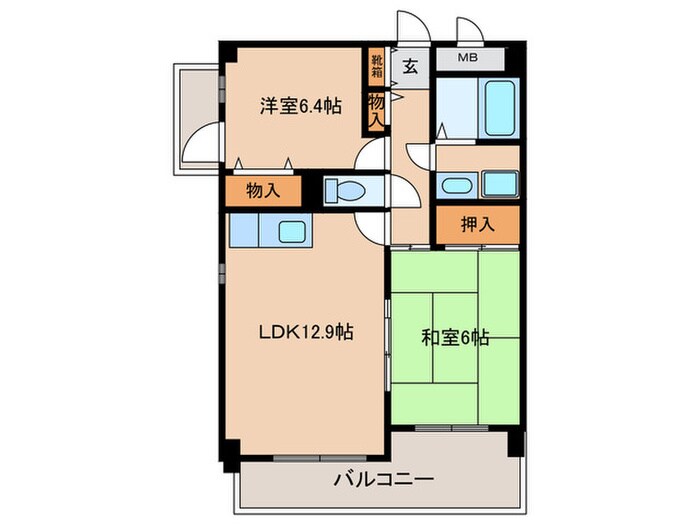 間取り図 ドミール八雲