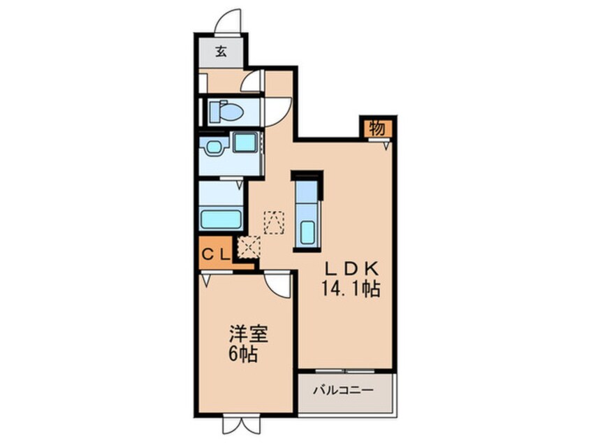 間取図 アフタヌーンベル