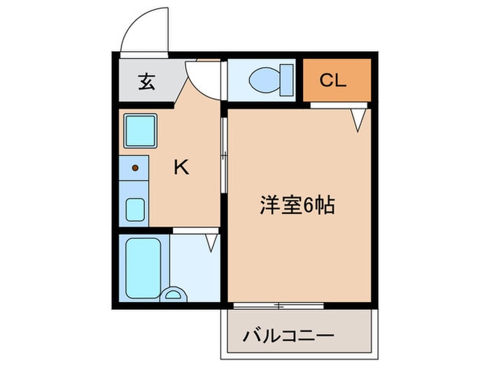 間取り図 ヒルズ山下Ⅱ