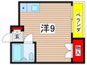 前川ﾏﾝｼｮﾝ２号館 1Rの間取り