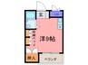前川ﾏﾝｼｮﾝ２号館 1Rの間取り