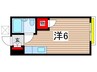 キャンパスＬ 1Rの間取り