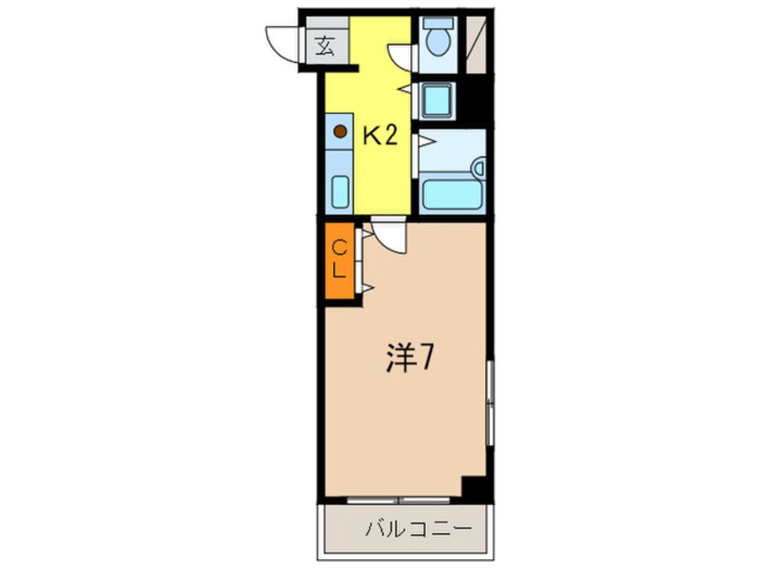 間取図 クレ－ル仁川