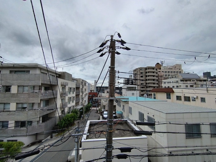 室内からの展望 マンション藤