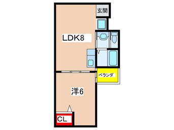 間取図 クオリティー嵯峨野