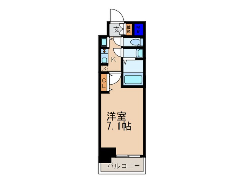 間取図 アドバンス京都ソナーレ(204)