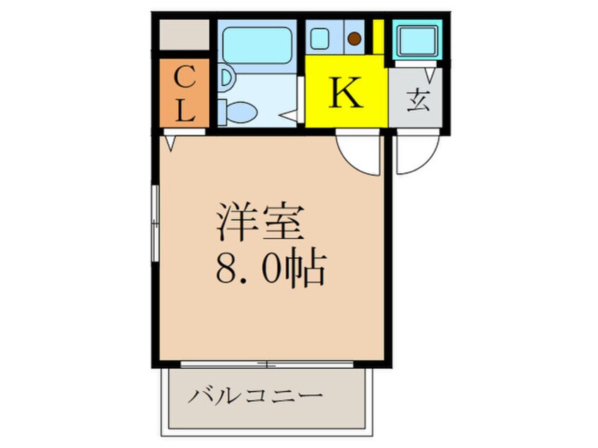 間取図 ｻﾝﾊｲﾂ