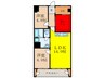 桃山台ｸﾞﾗﾝﾄﾞﾏﾝｼｮﾝＤ２棟(101) 2LDKの間取り
