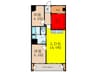 桃山台ｸﾞﾗﾝﾄﾞﾏﾝｼｮﾝＤ２棟(101) 2LDKの間取り