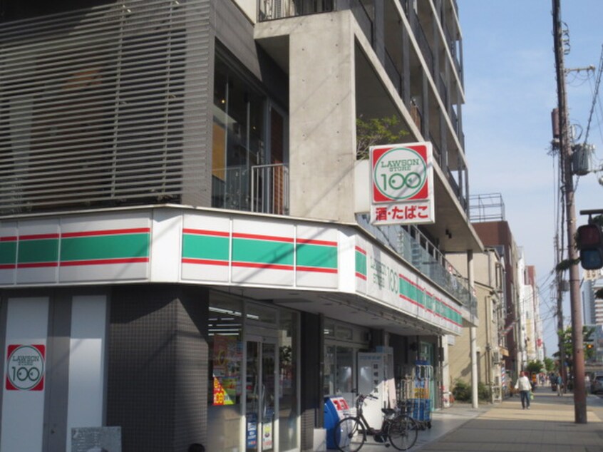 ローソンストア100(コンビニ)まで470m ヴィアノ大谷町