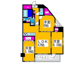 間取図 セイクレッド