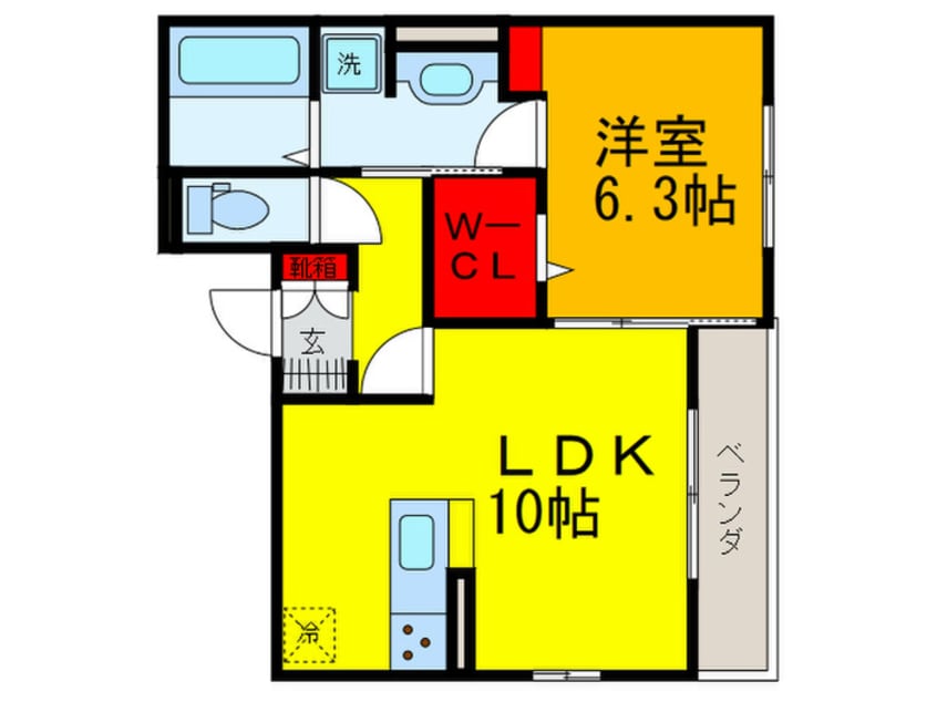 間取図 グリーンコート