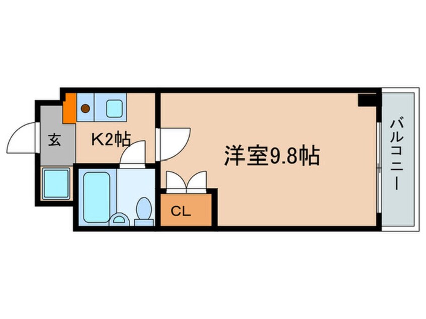 間取図 カレッジハウス奥井