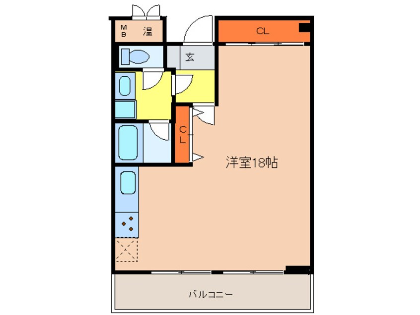間取図 サンマンション江坂(602)