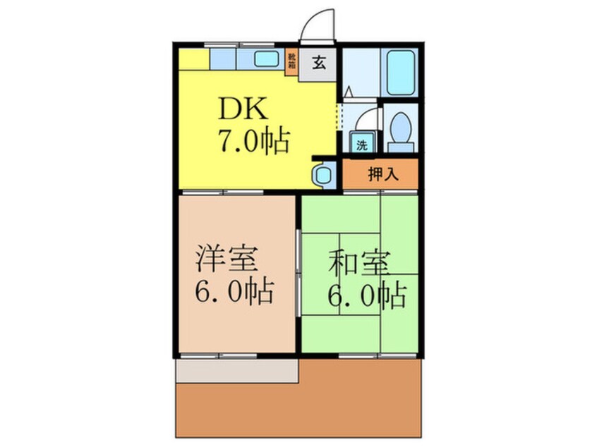 間取図 メゾン村井Ｂ