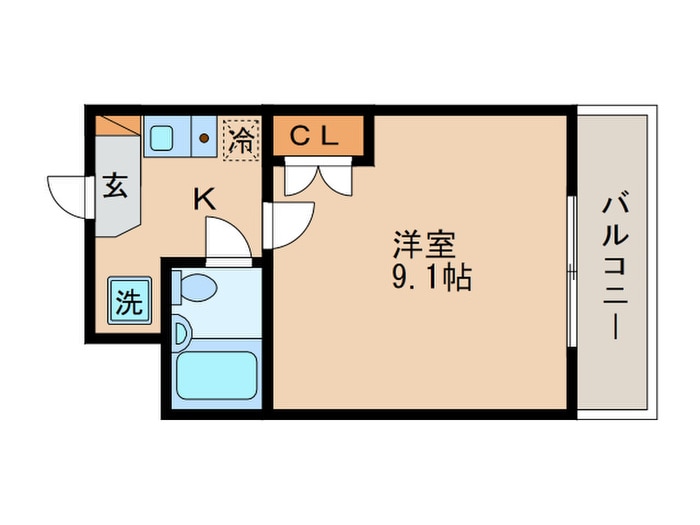 間取り図 ハイツ宮の森