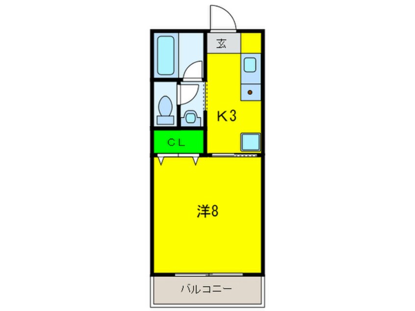 間取図 クレストＫ－Ⅱ
