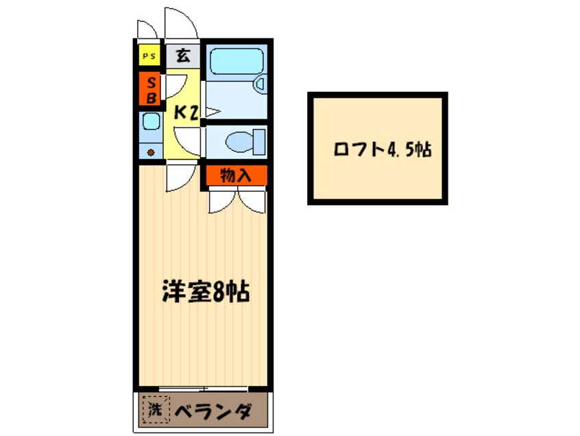 間取図 メゾンセレクト（西）