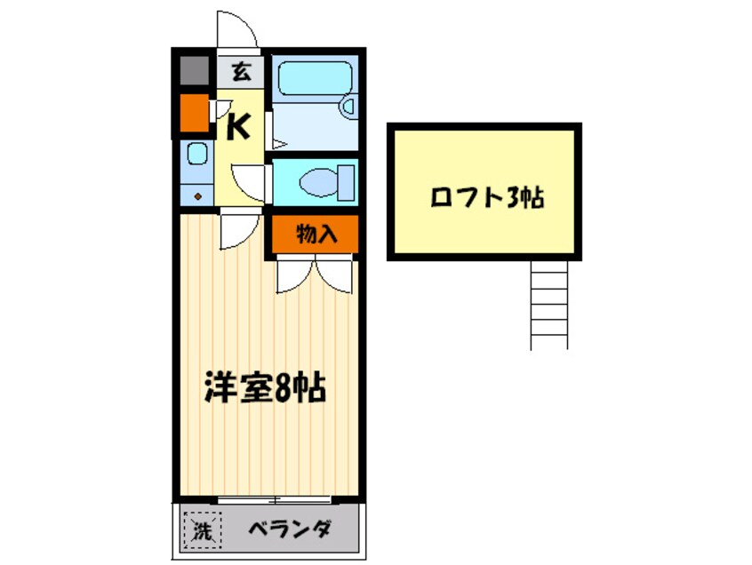 間取図 メゾンセレクト（西）