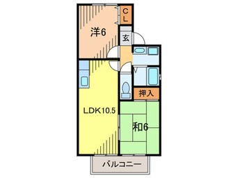 間取図 スカイセイル川面