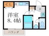 MoNoCiel二条城 1Rの間取り