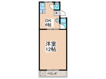 間取図 天美サンハイツN棟（303）