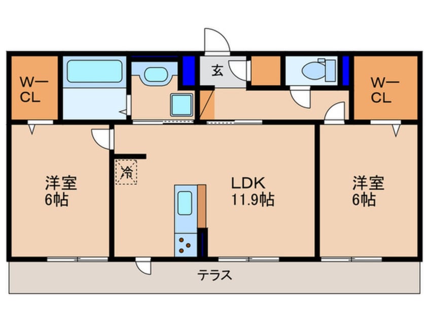 間取図 PRATO　VERDE
