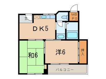 間取図 ハイツ山の道荘