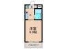 シャトーＨＡＭＡＤＡ 1Kの間取り
