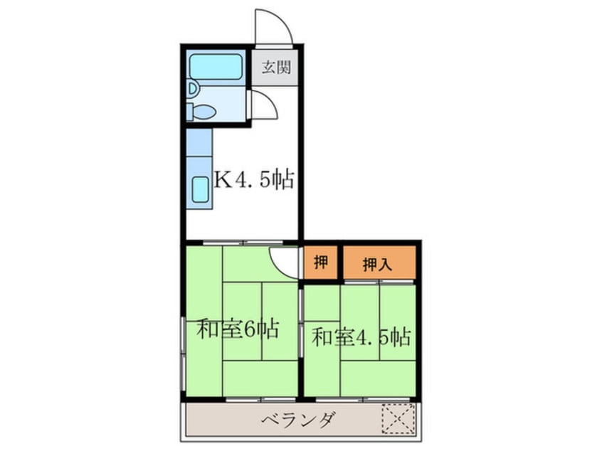 間取図 ユタカガーデン円町