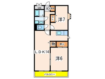 間取図 フィノ　カサ宝南