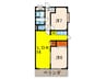フィノ　カサ宝南 2LDKの間取り