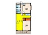 フィノ　カサ宝南 2LDKの間取り