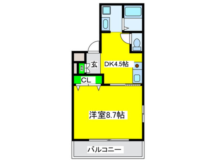 間取図 日本橋松江マンション