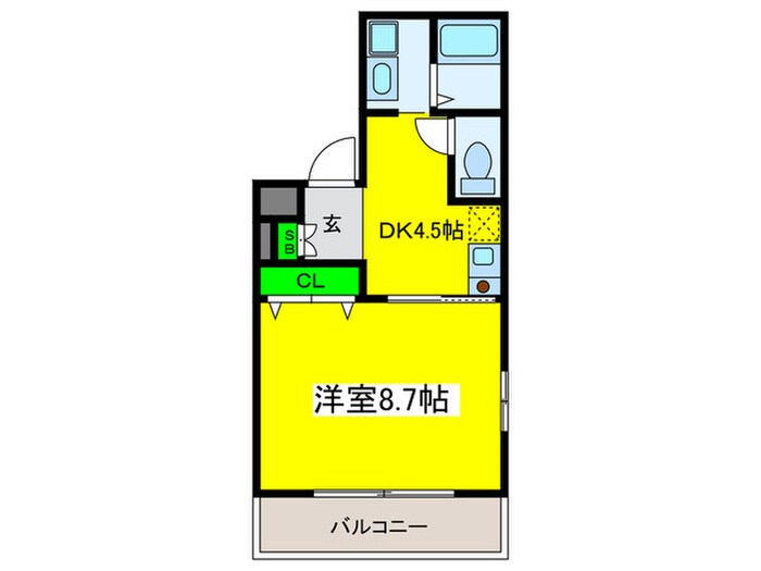 間取り図 日本橋松江マンション