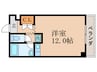 グレースコーポ 1Rの間取り