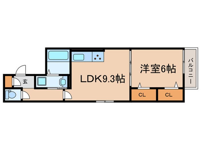 間取り図 仮)城陽市久世北垣内ハイツ