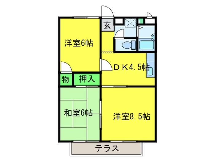 間取り図 モアクレストノアン