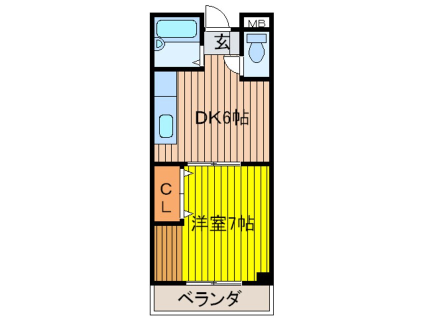 間取図 第11関根ﾏﾝｼｮﾝ