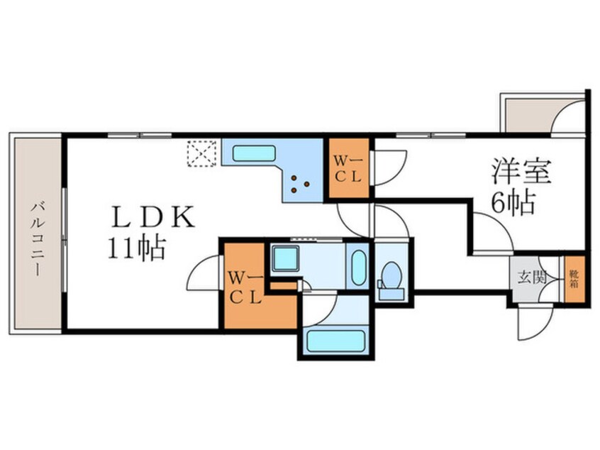 間取図 エステムプラザ東山邸（501）