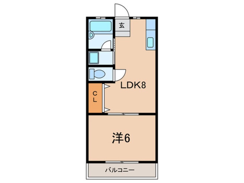 間取図 リリーオブザヴァレー