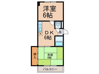 間取図 第３タメキマンション