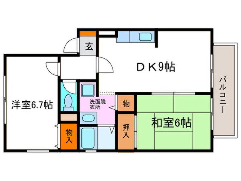 間取図 Ｂ･ベルヴィル