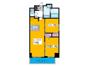 間取図 ナチュール天王寺