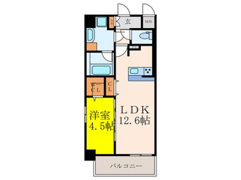 間取図 サンセール江坂